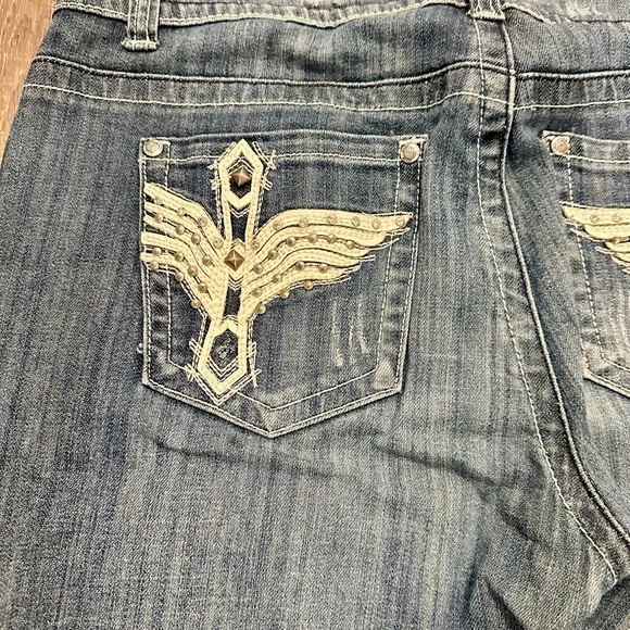 👖 Zipper Premium Low Rise Blue Jeans – Size 2XL - Picture 4 of 8